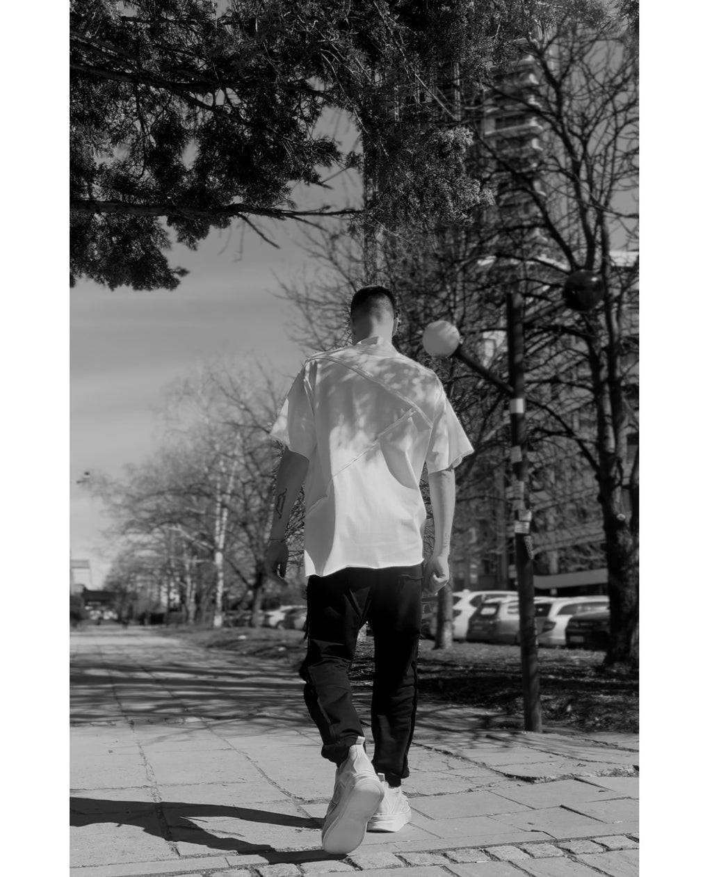 NOMON|02 White Cut T-Shirt