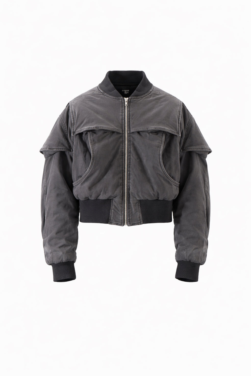 ACID BLACK BOMBER JACKET