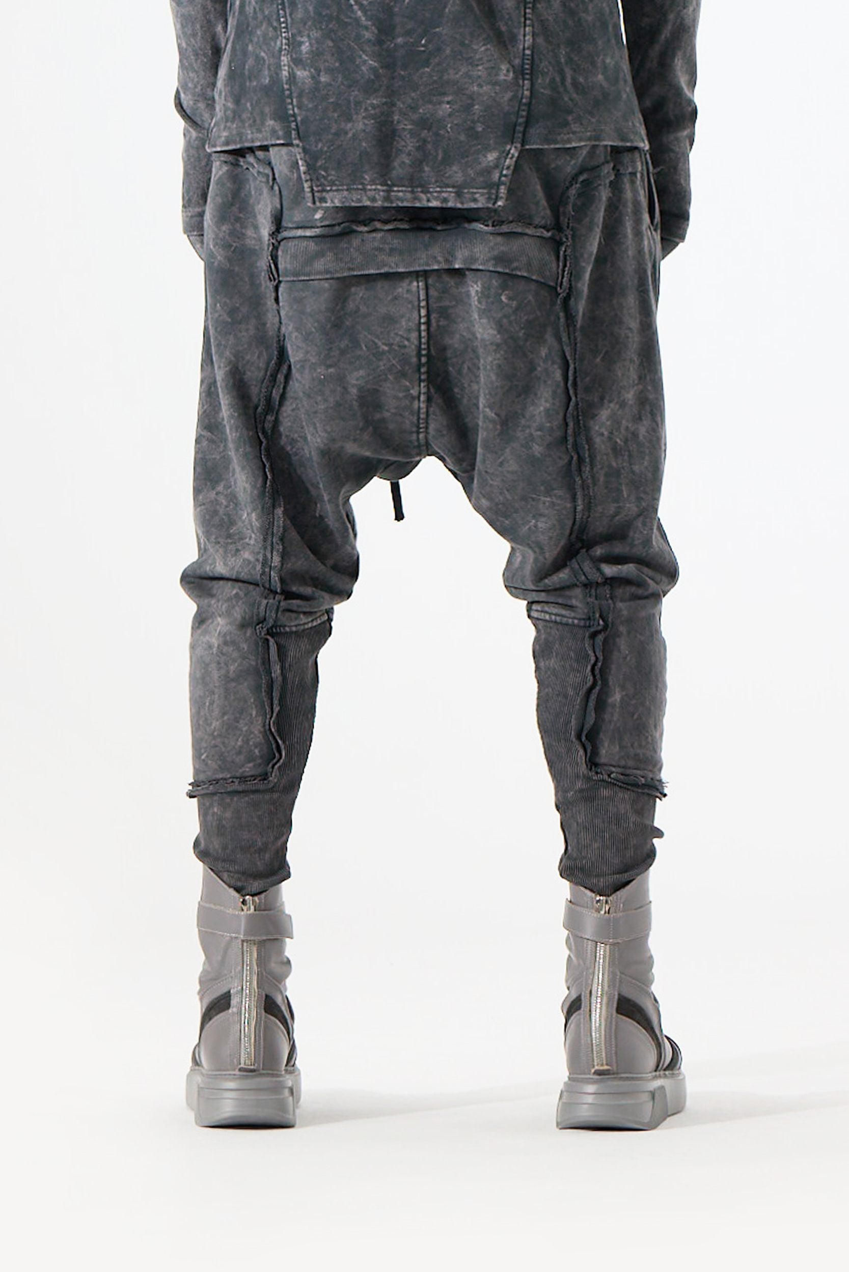 ACID BLACK PIECED PANT