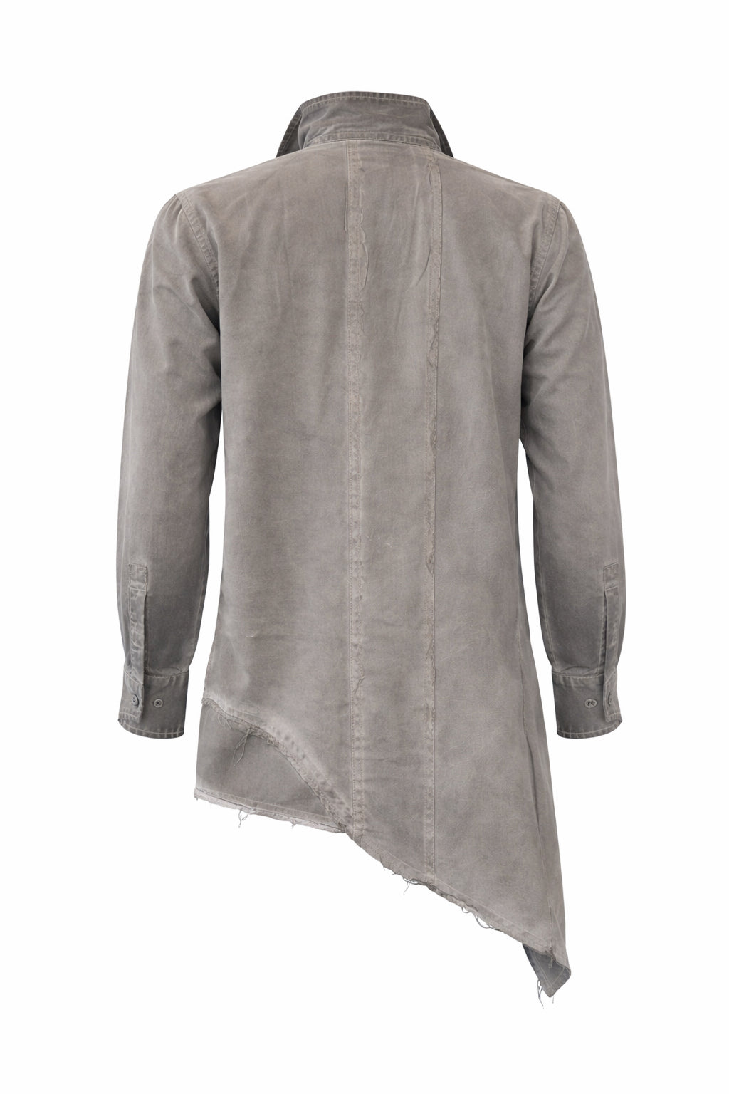 Asymmetric Shirt Grey|01