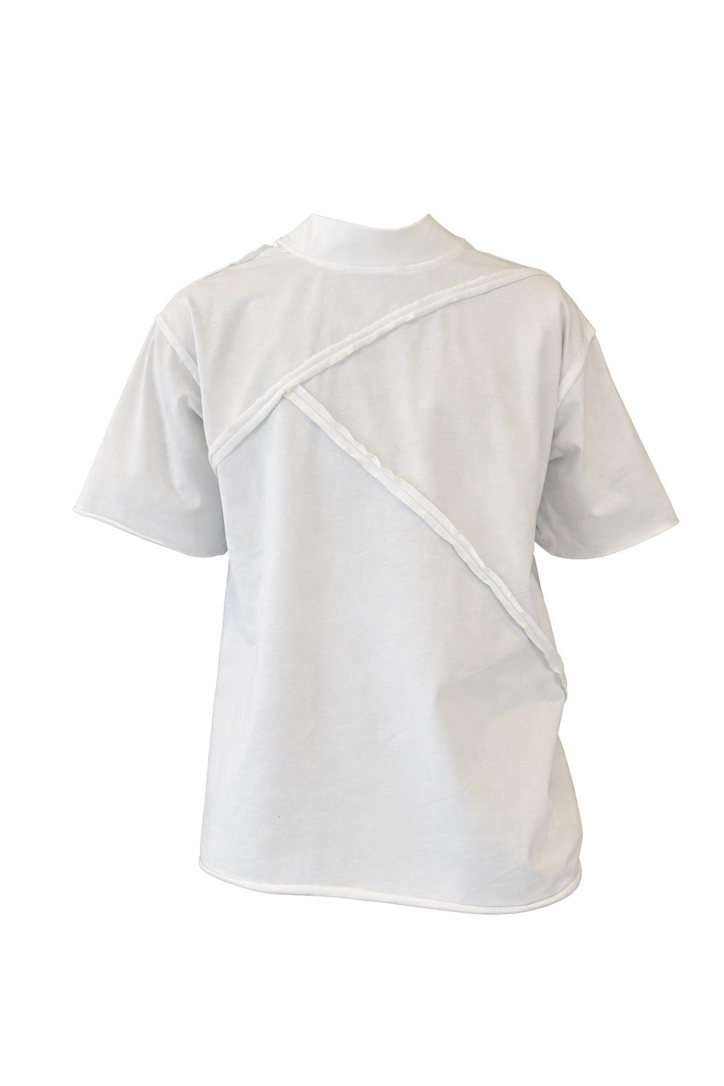 NOMON|02 White Cut T-Shirt