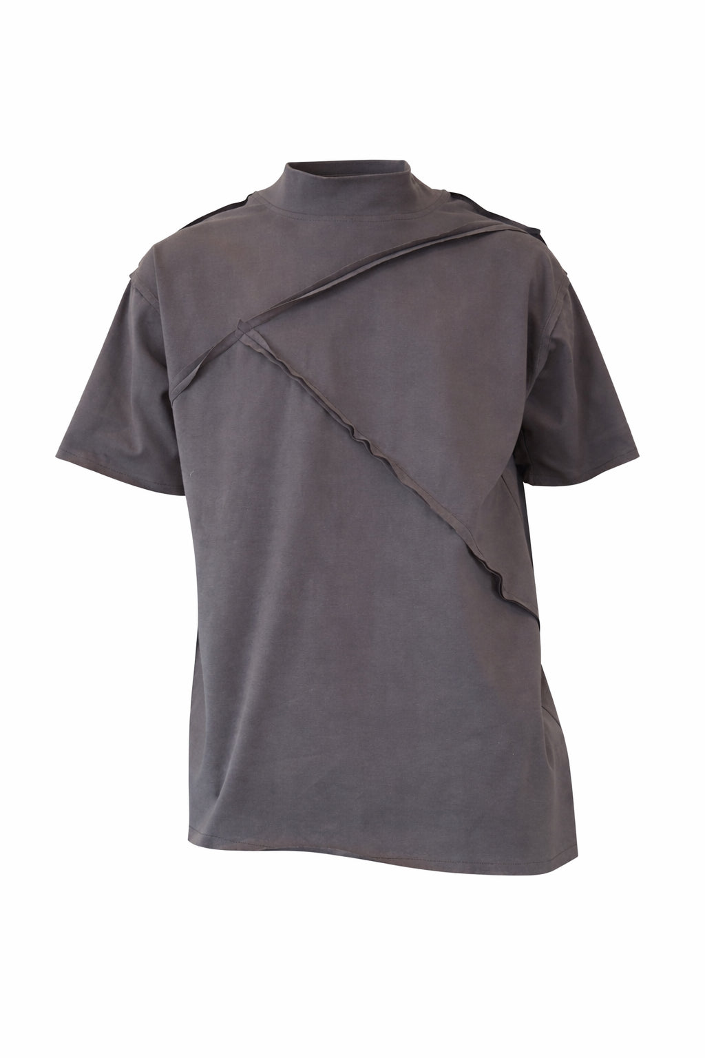 NOMON|02 DARK GREY CUT T-SHIRT