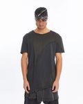 BLACK ACIMETRIAL PATCH T-SHIRT