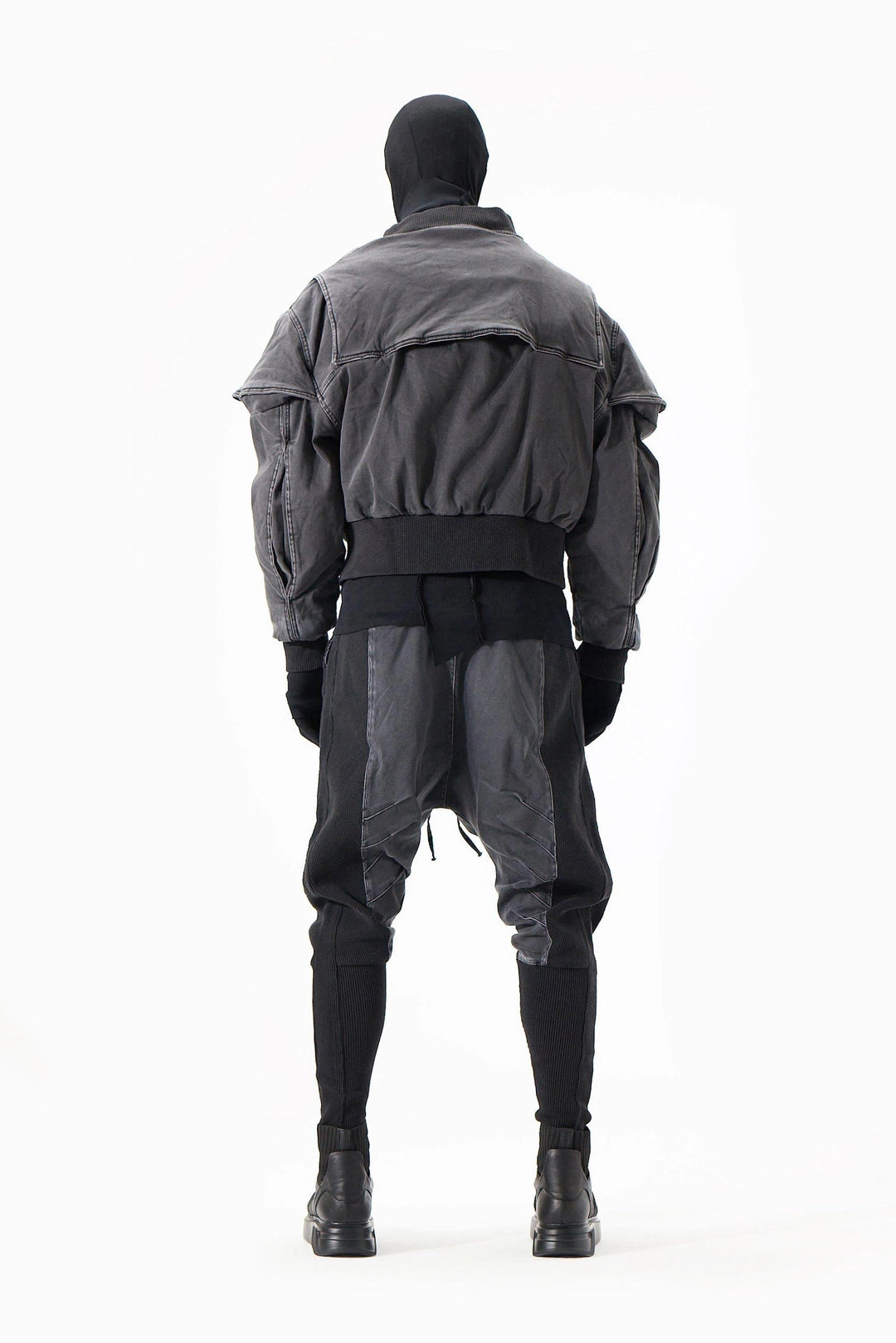 ACID BLACK BOMBER JACKET