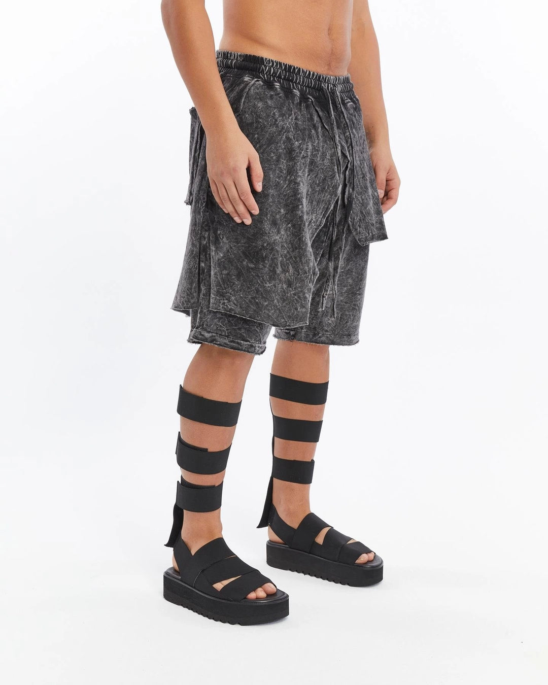 DARK GREY COVERED CAPRI