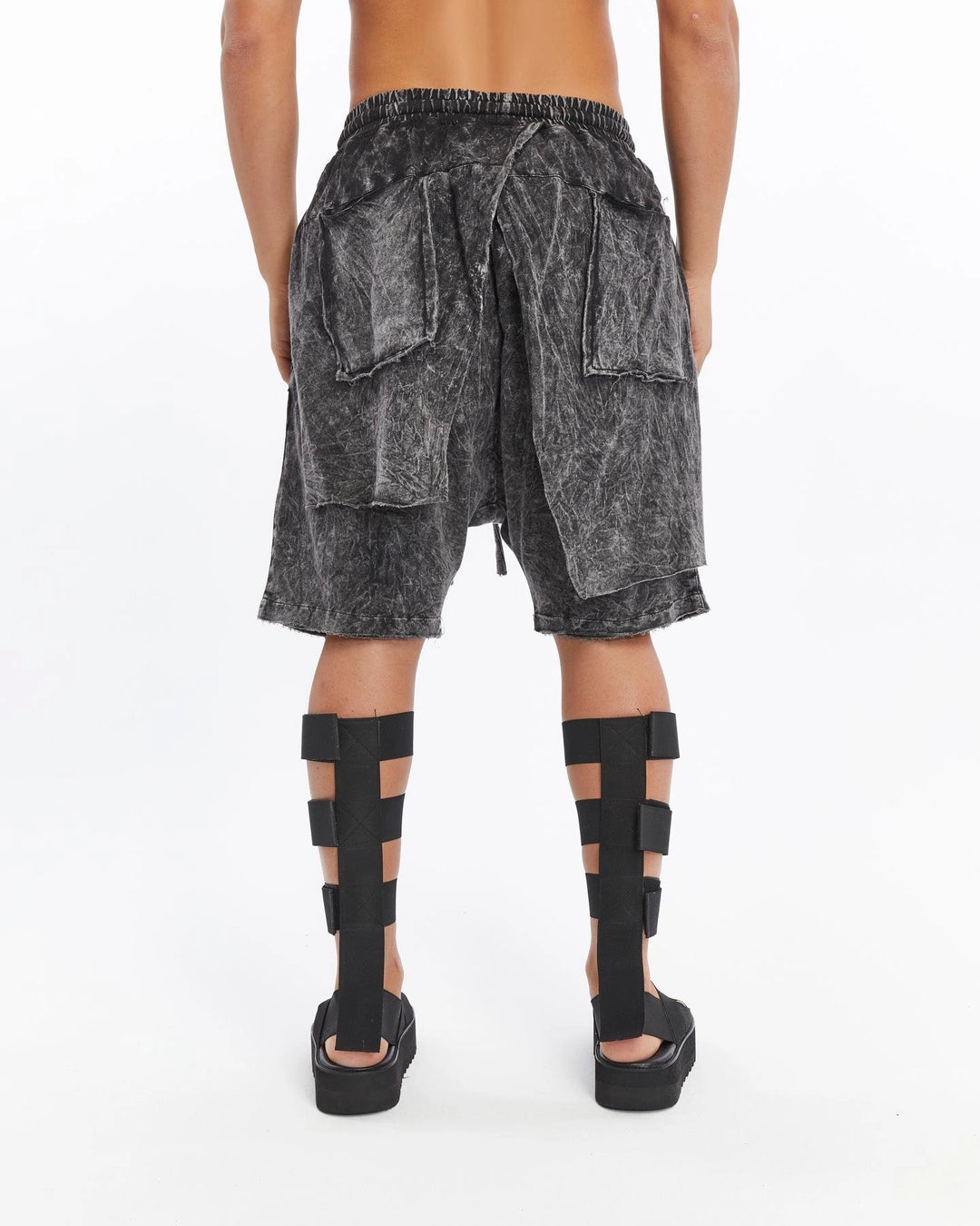 DARK GREY COVERED CAPRI