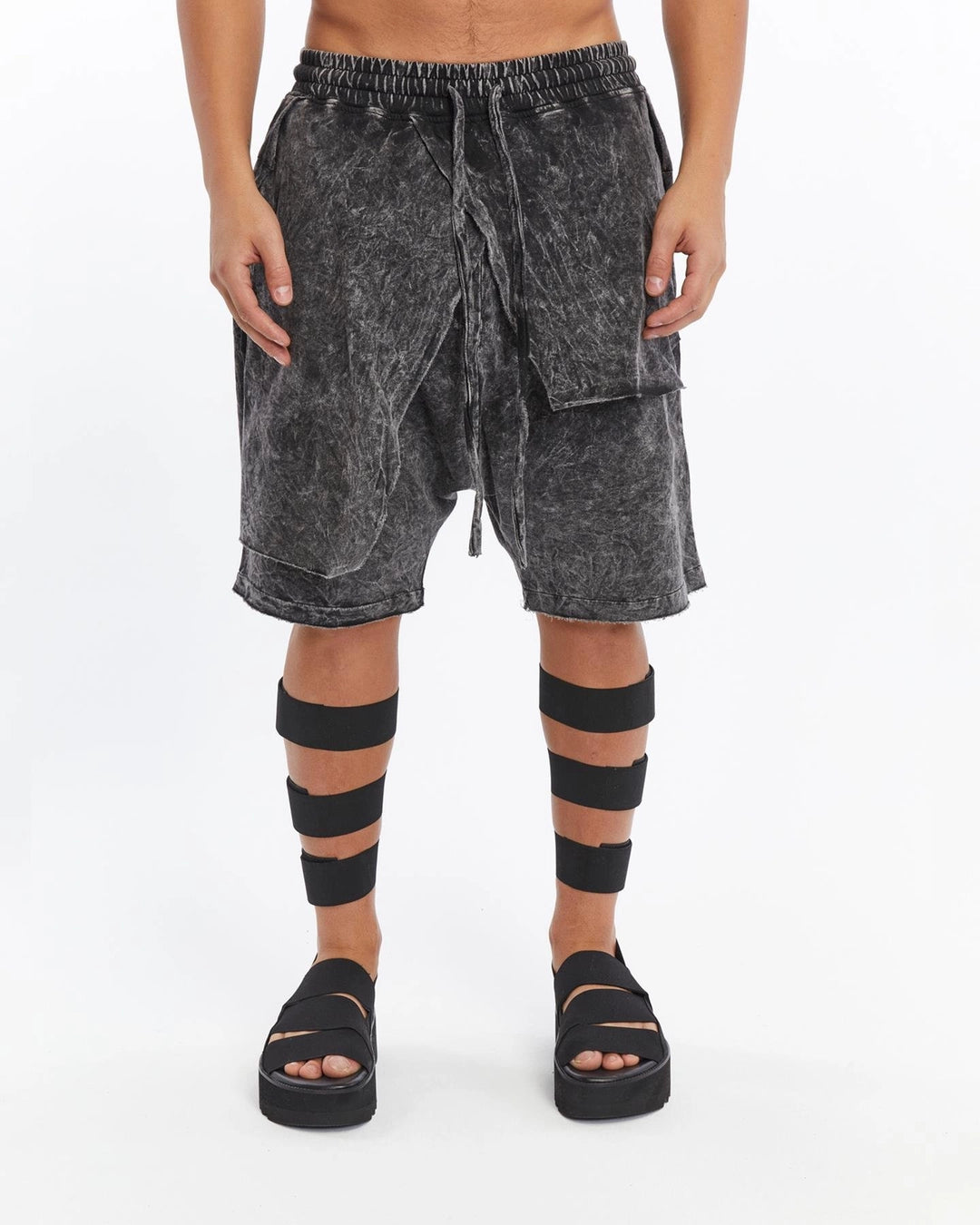 DARK GREY COVERED CAPRI