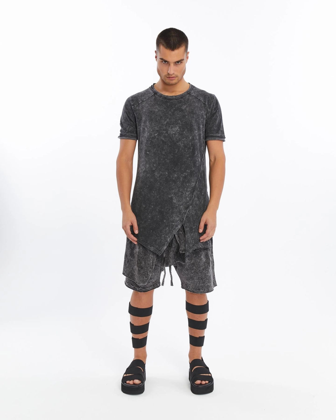 DARK GREY COVERED CAPRI