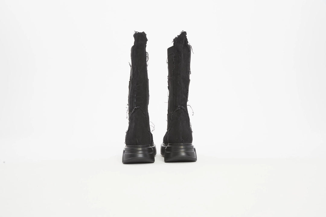 BLACK DENIM SHOES
