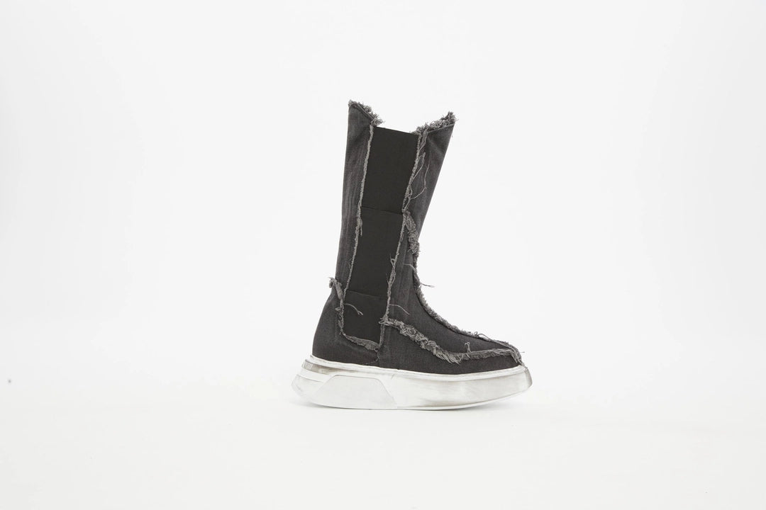 ACID BLACK DENIM SHOES