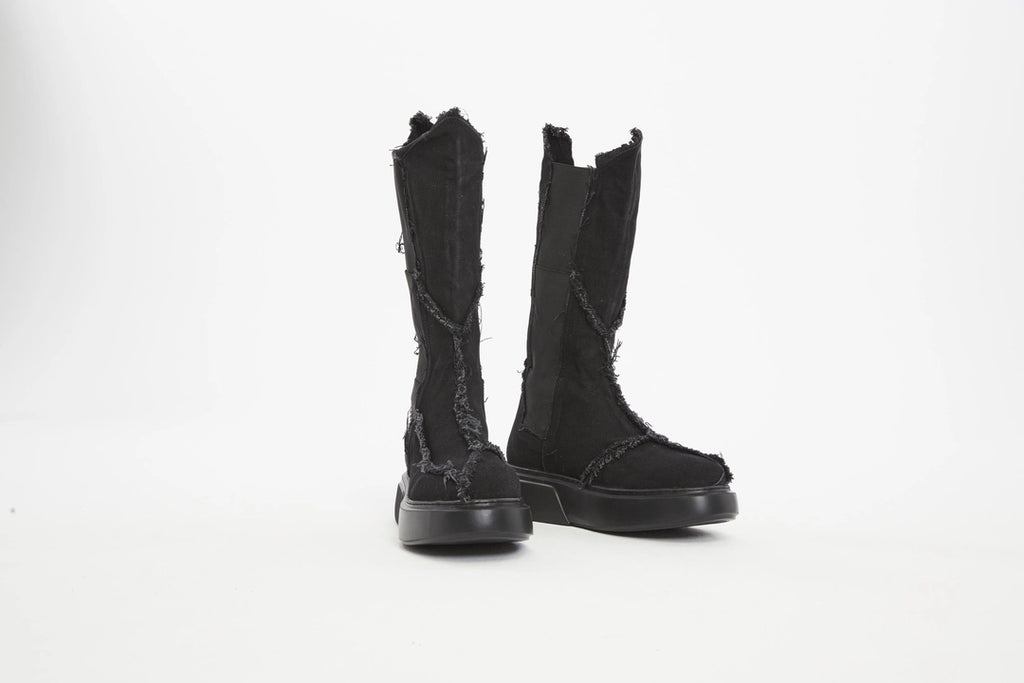 BLACK DENIM SHOES