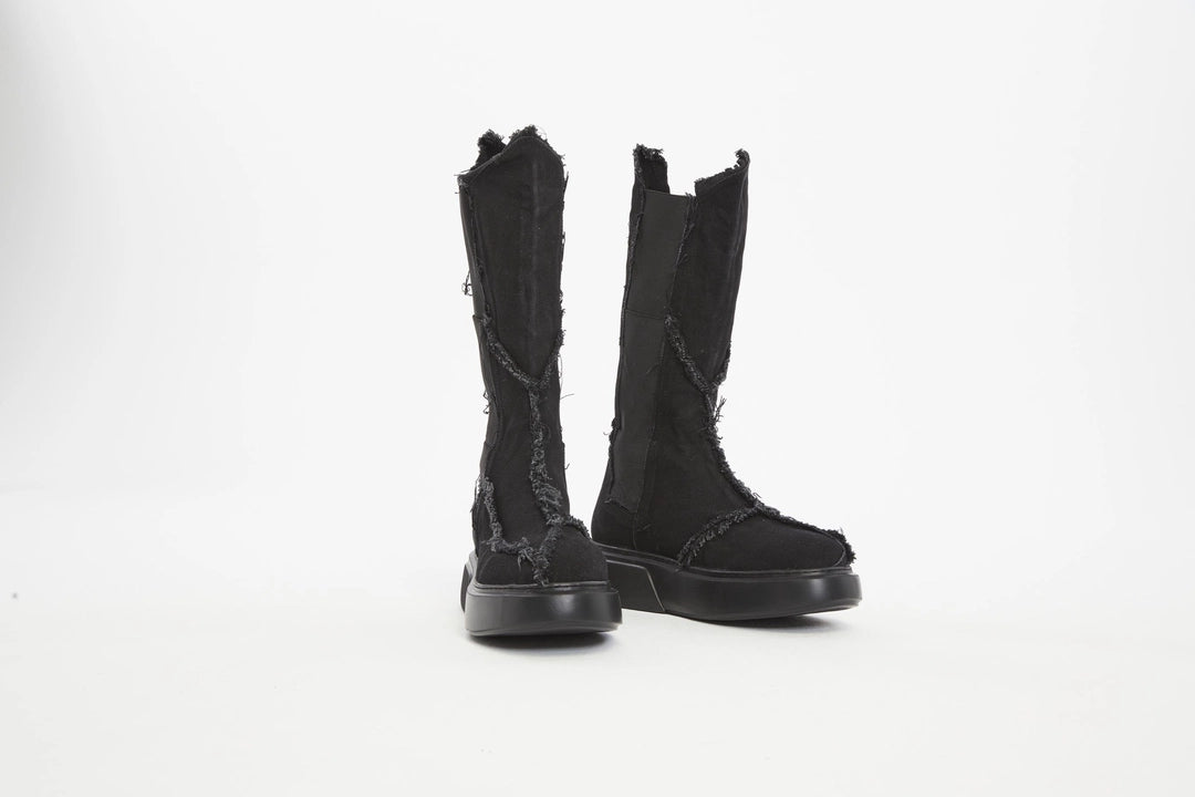 BLACK DENIM SHOES
