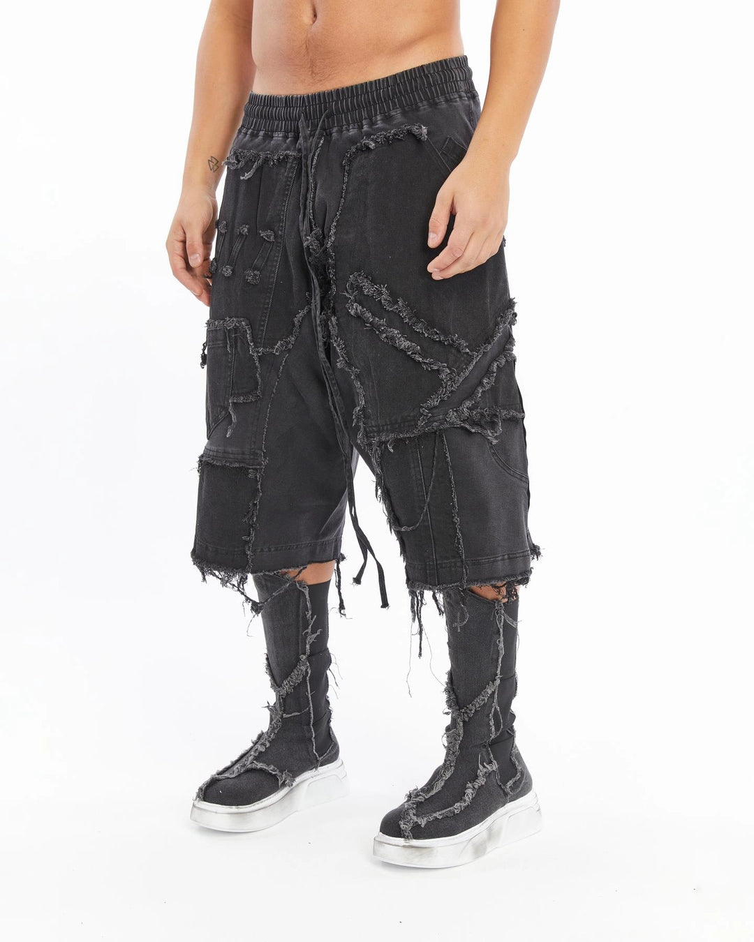 ACID BLACK DIRTY PATCHED CAPRI