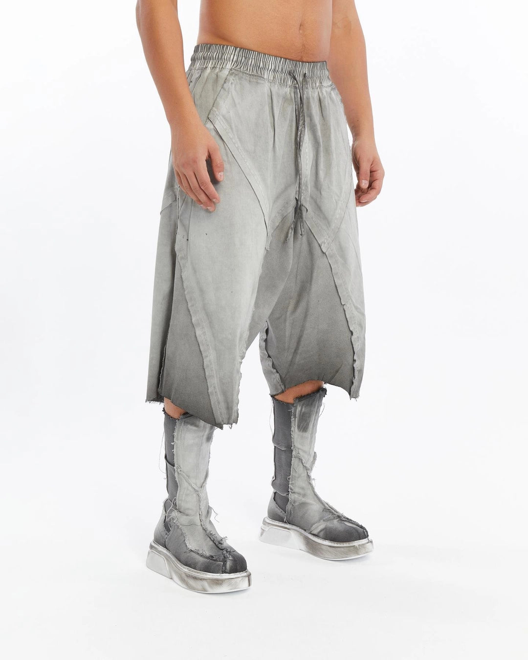 GREY DIRTY SEWING CAPRI