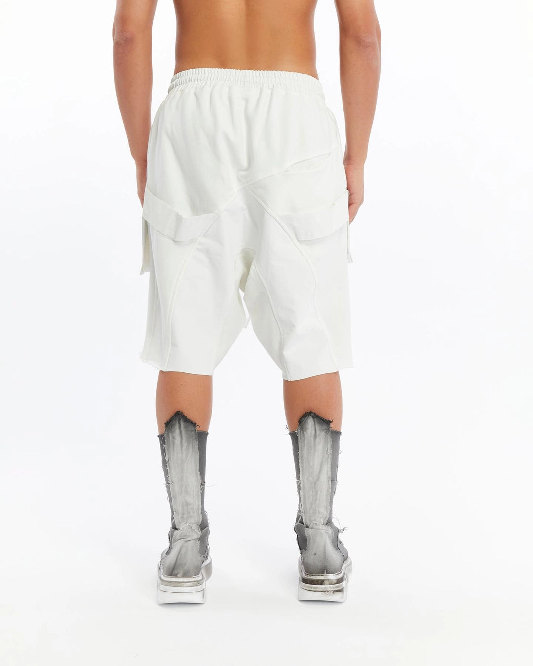 WHITE DOUBLE FLAP CAPRI