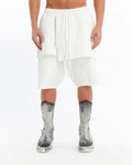 WHITE DOUBLE FLAP CAPRI