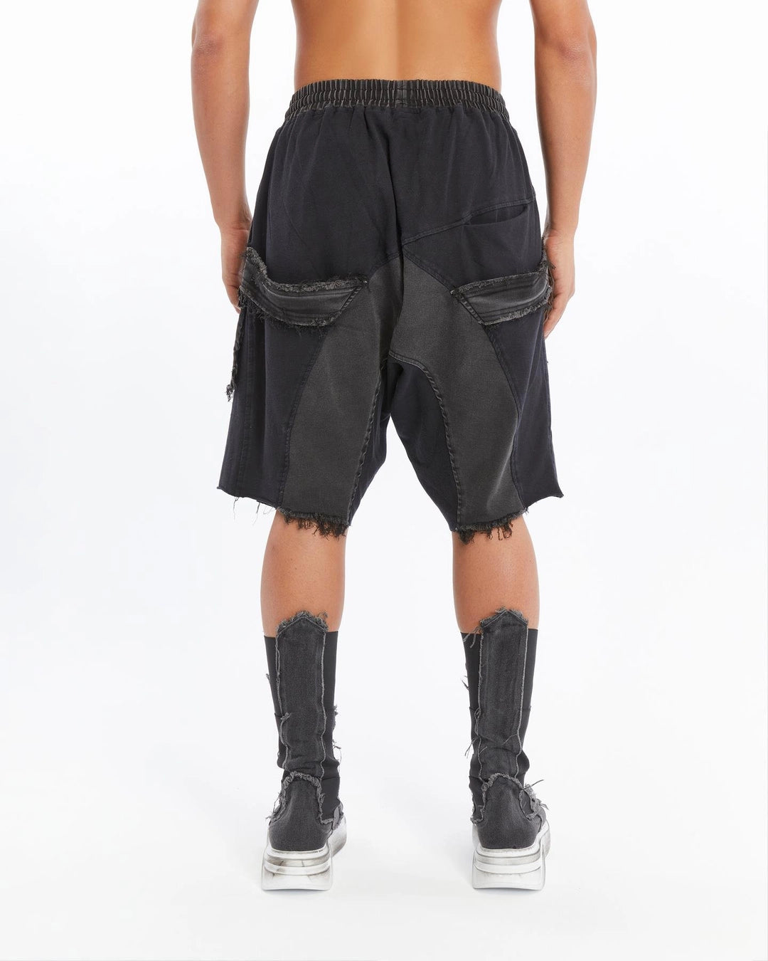 ACID BLACK DOUBLE FLAP CAPRI