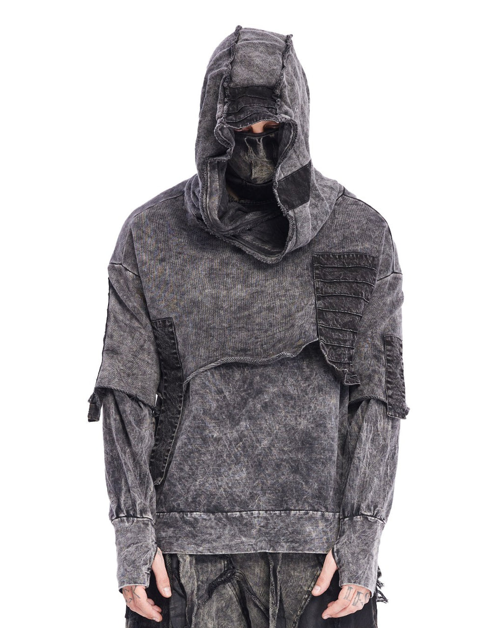 DOUBLE FLAP HOODIE