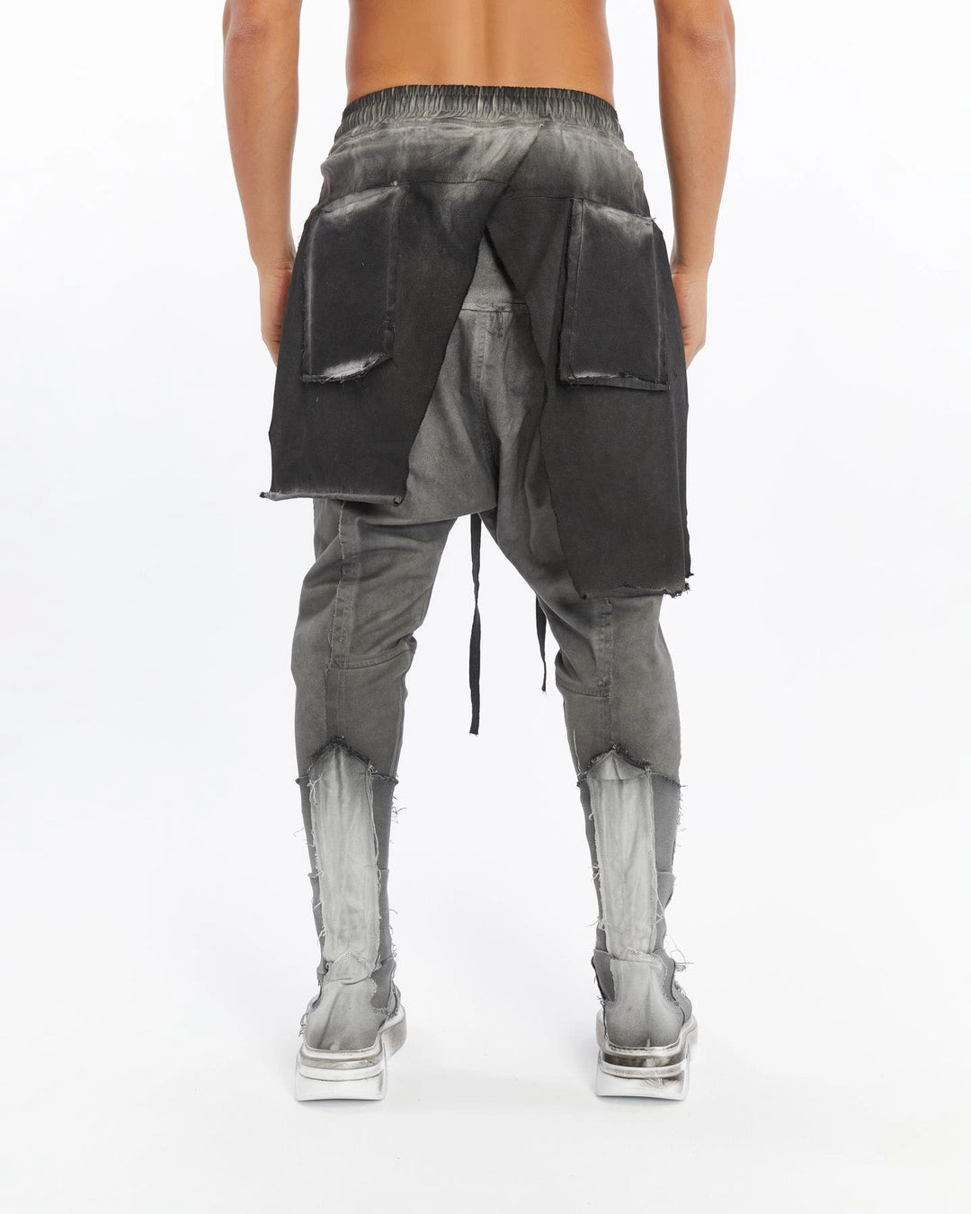 DARK GREY DOUBLE FLAD PANT