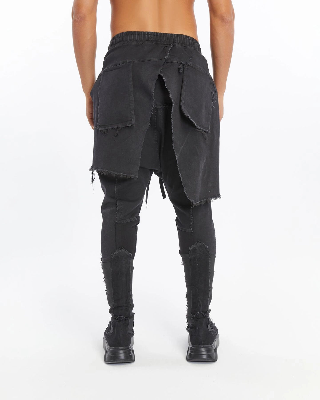 ACID BLACK DOUBLE FLAP PANT