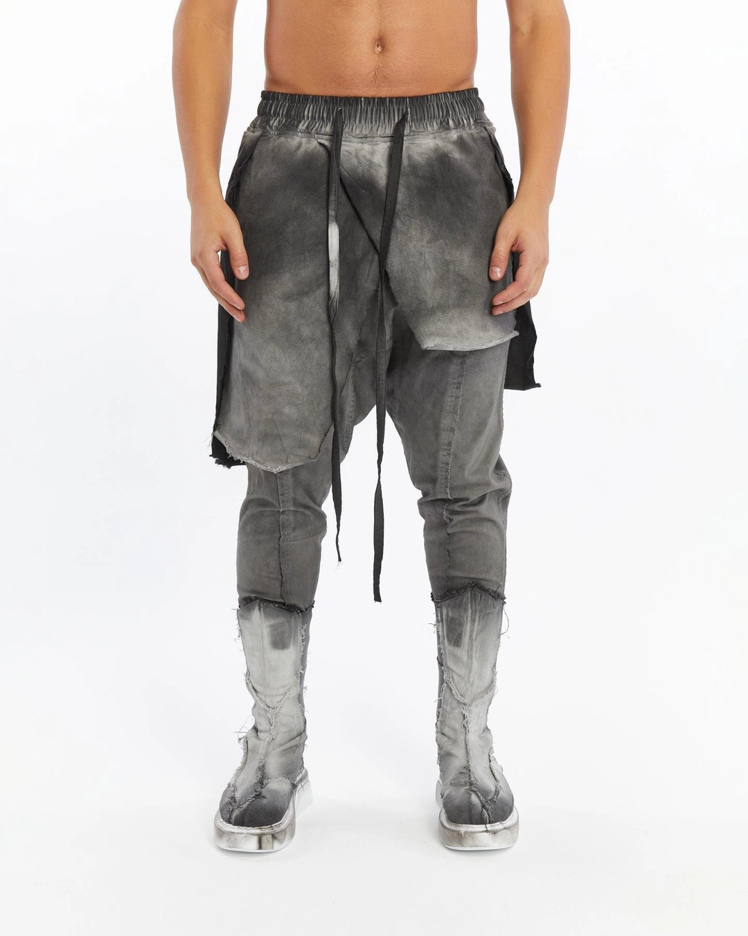 DARK GREY DOUBLE FLAD PANT