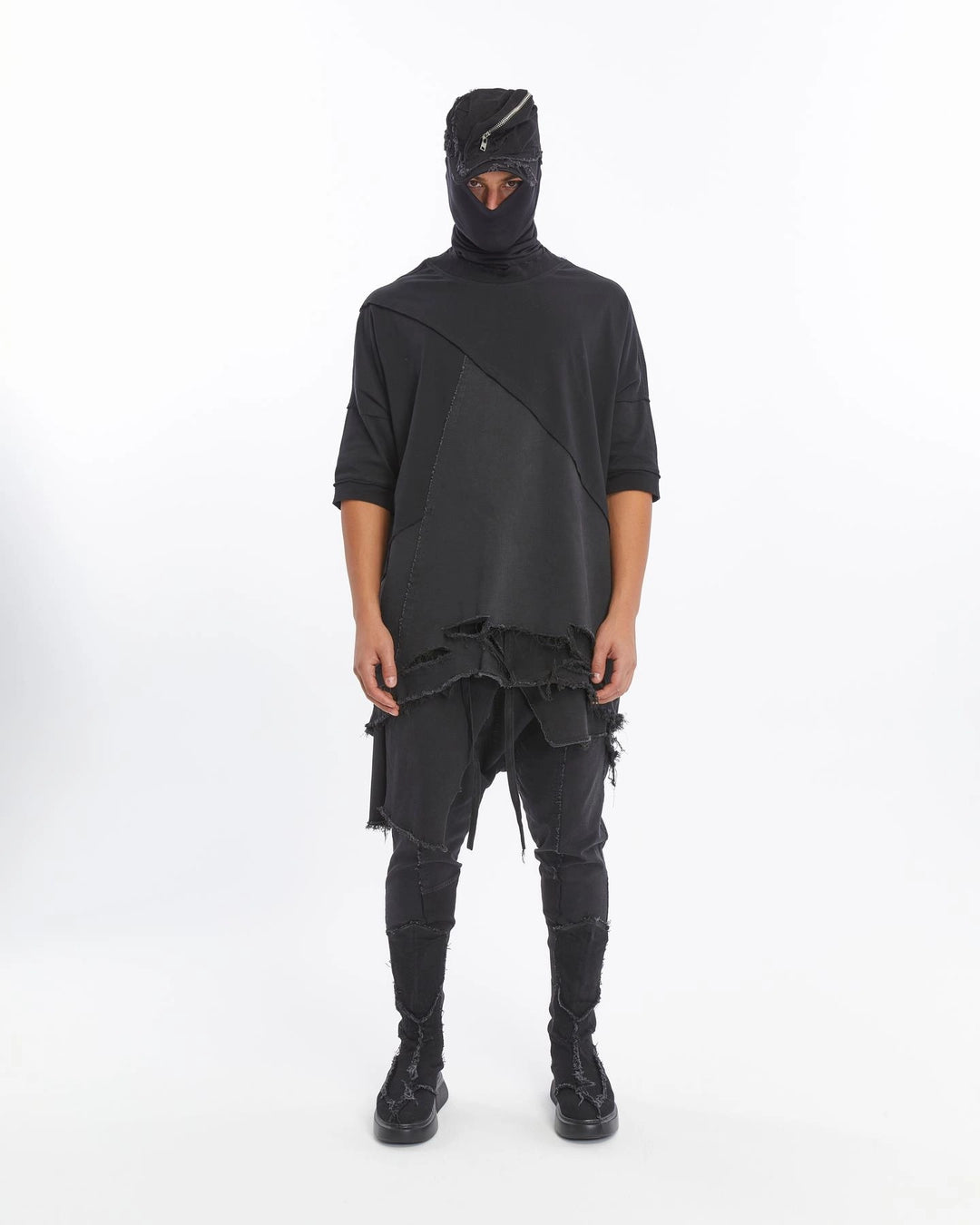 ACID BLACK DOUBLE FLAP PANT