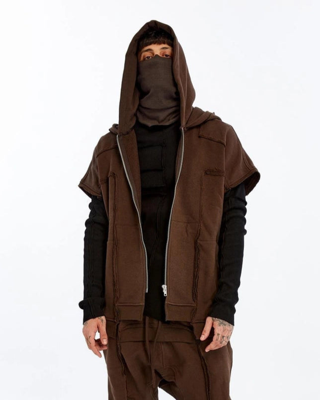DOUBLE HOODED VEST