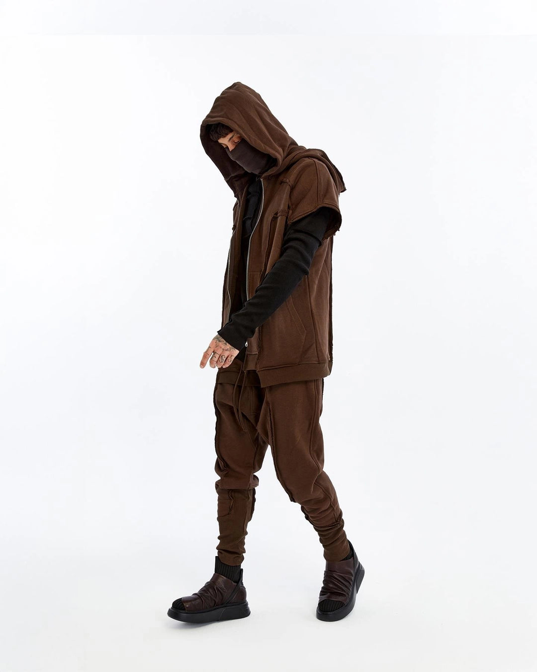 DOUBLE HOODED VEST