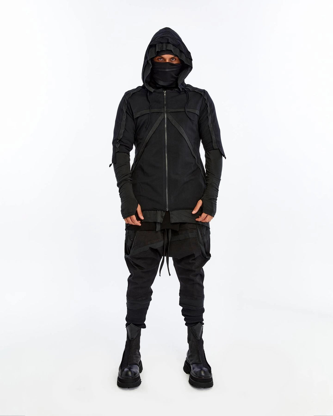 DOUBLE LAYER HOODED