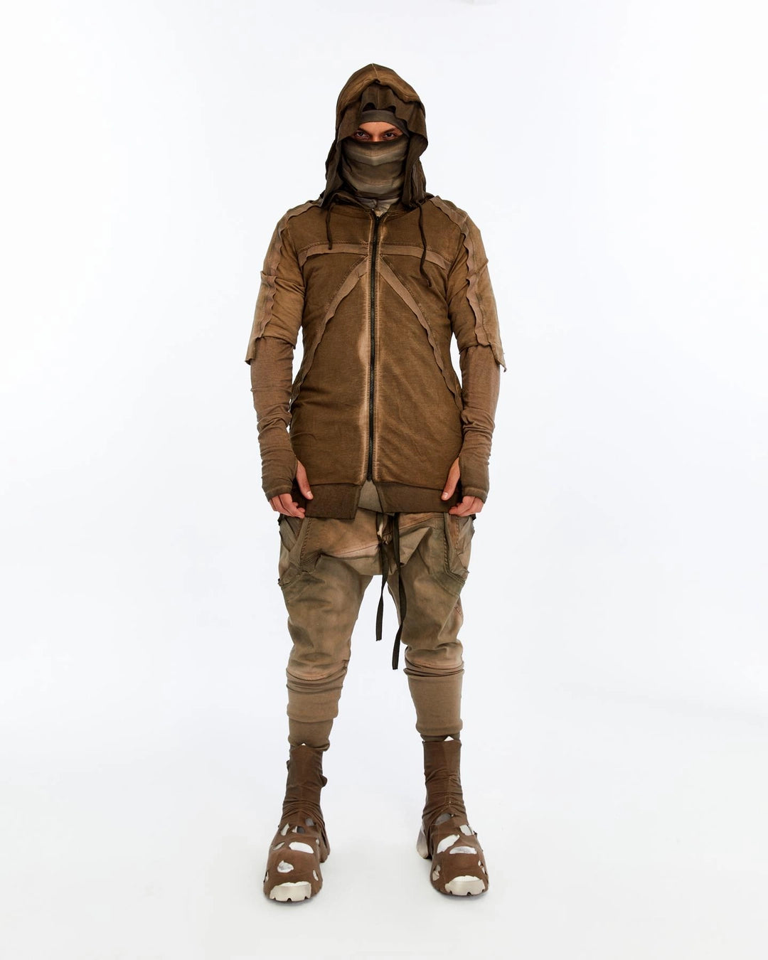 DOUBLE LAYER HOODED