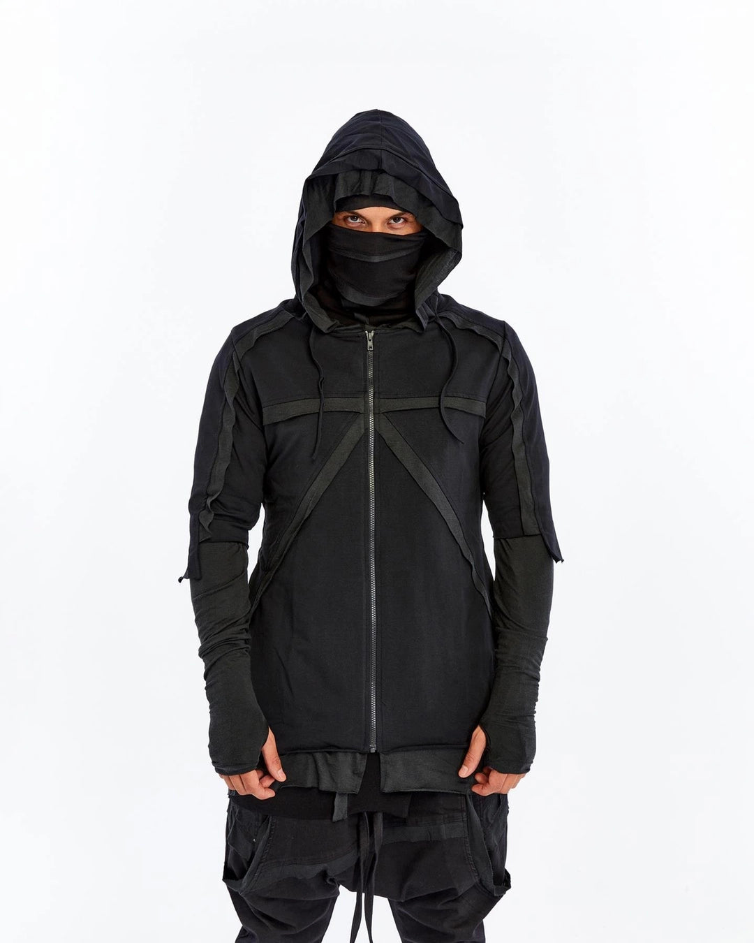 DOUBLE LAYER HOODED