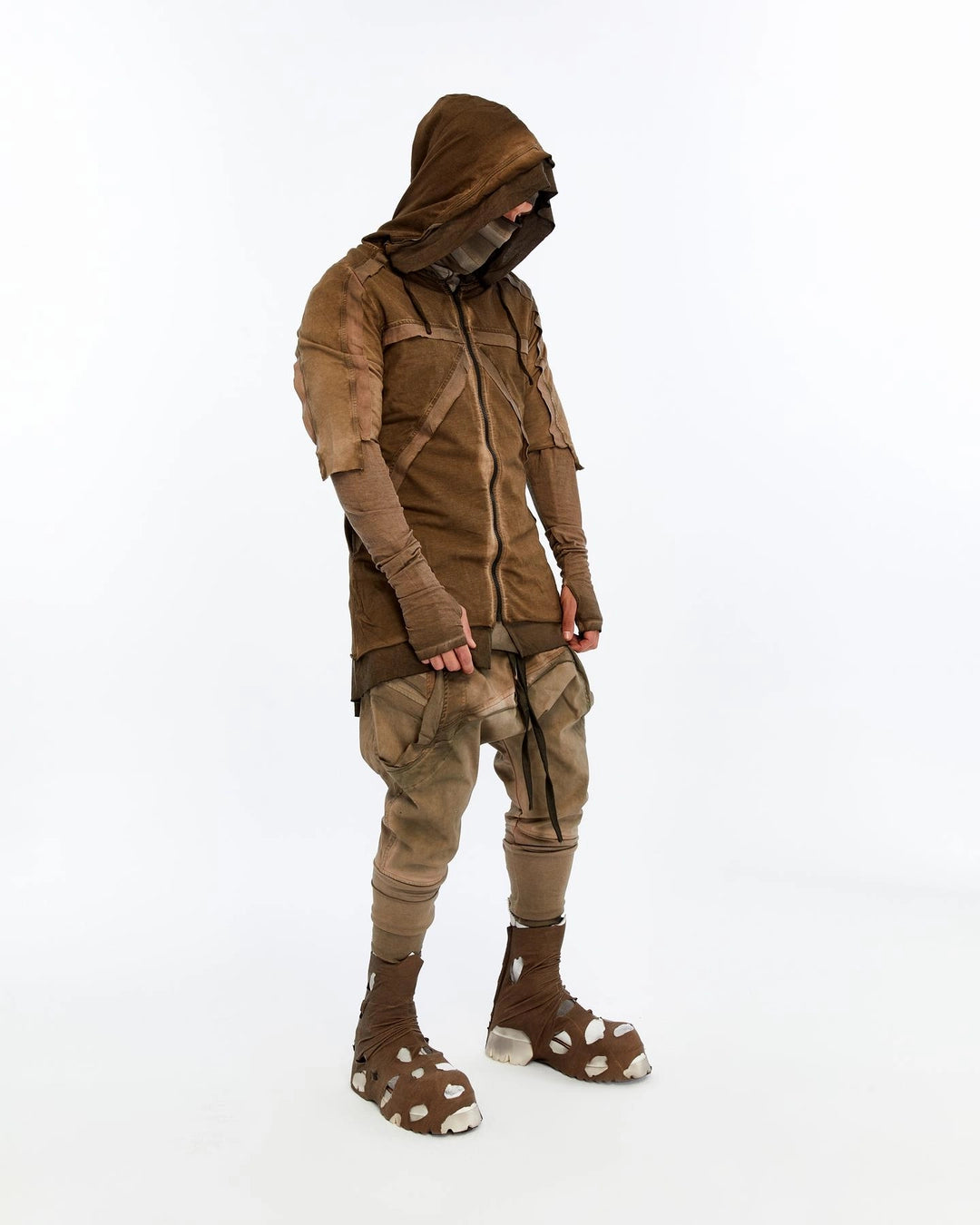 DOUBLE LAYER HOODED