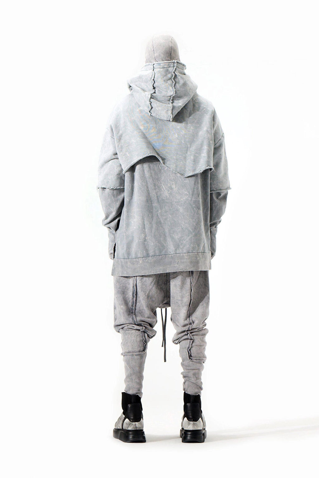 ACID GREY DOUBLE SWEAT
