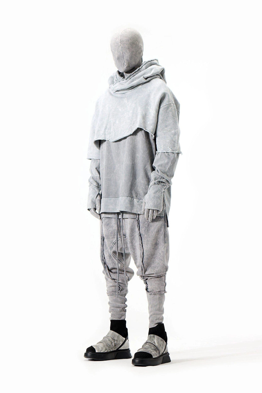 ACID GREY DOUBLE SWEAT