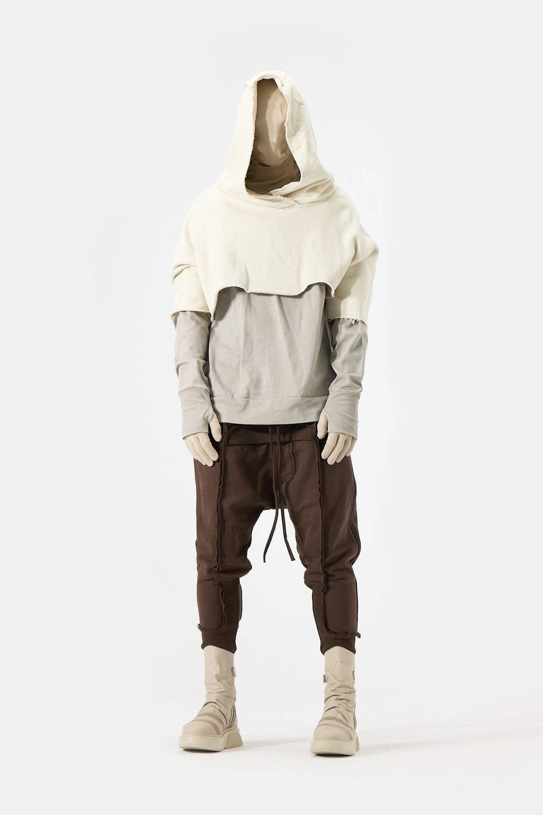 BEIGE DOUBLE SWEAT