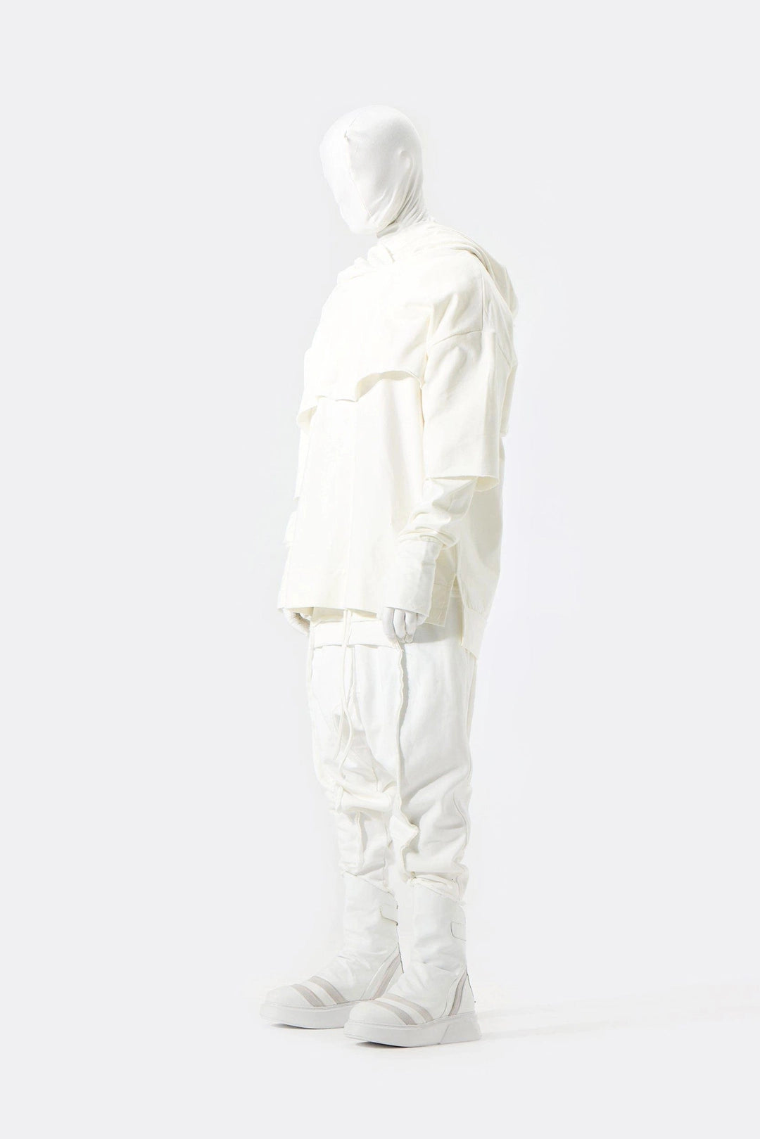 WHITE DOUBLE SWEAT