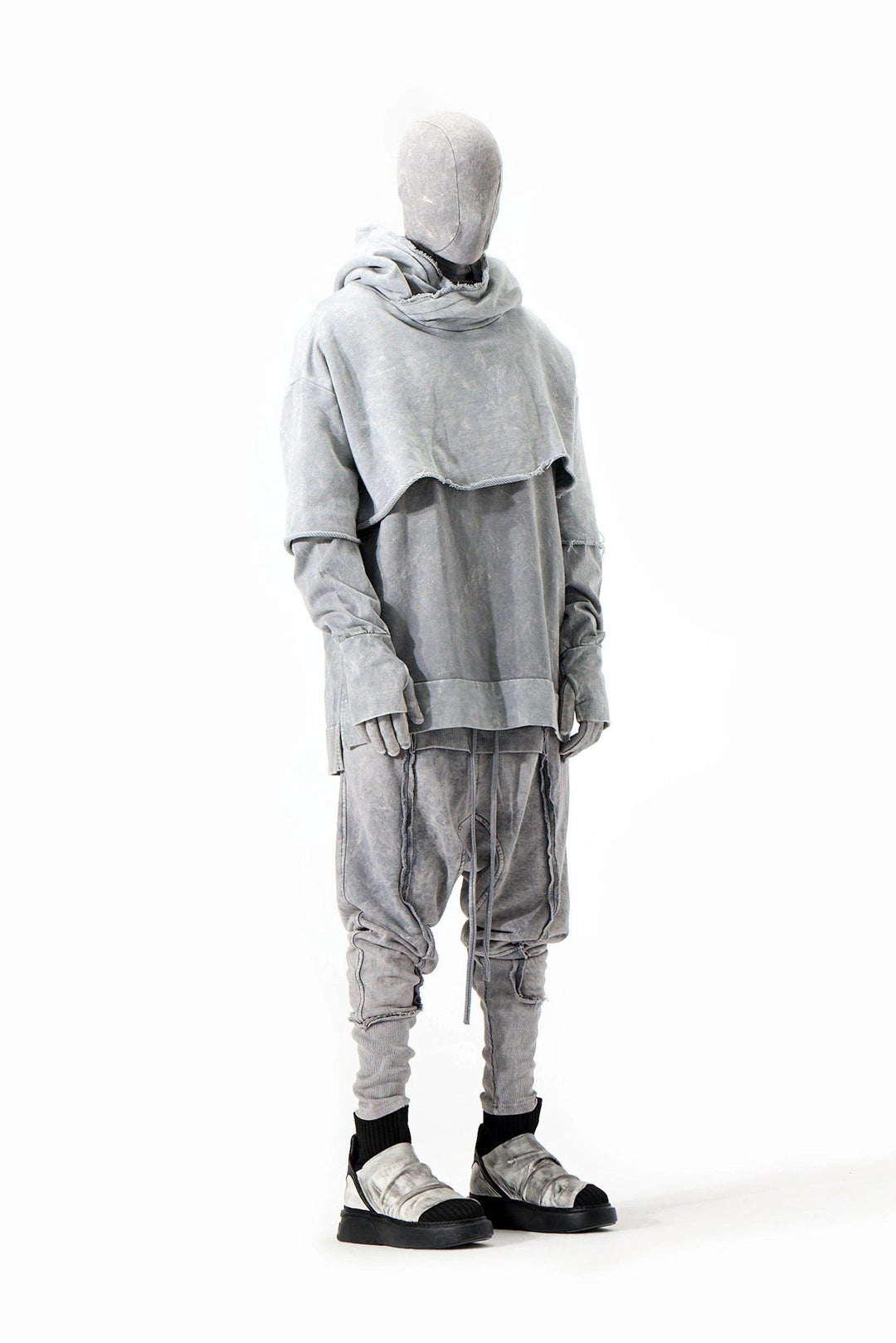 ACID GREY DOUBLE SWEAT