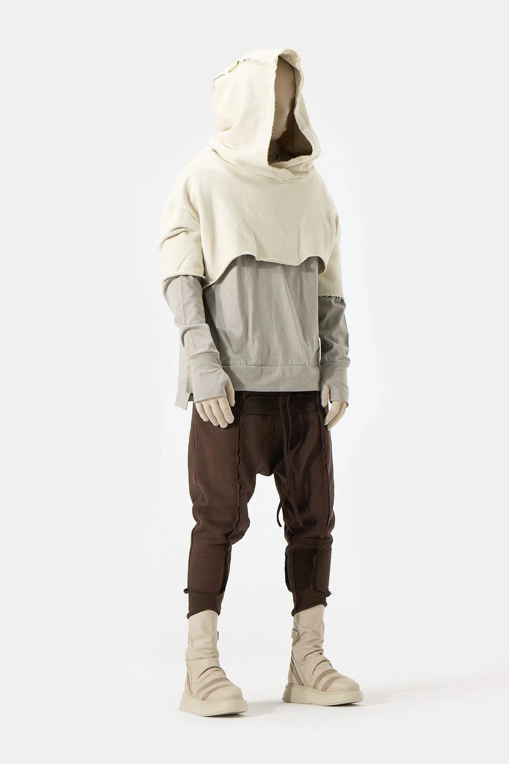 BEIGE DOUBLE SWEAT