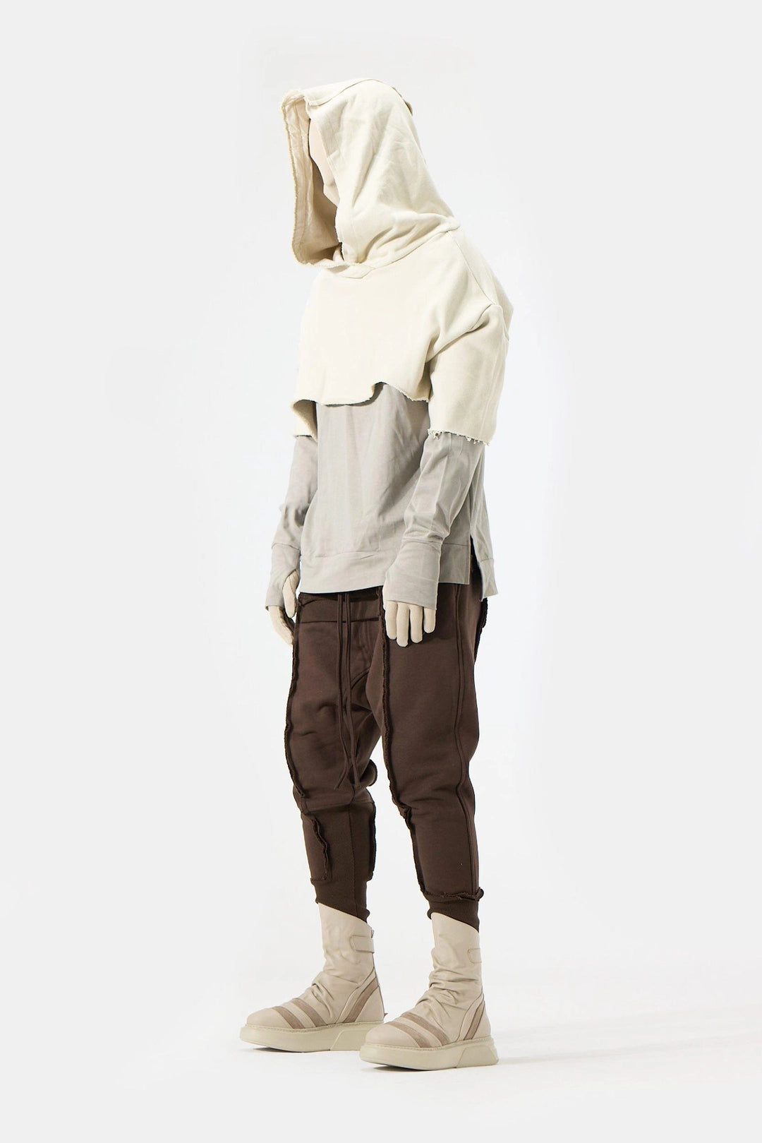 BEIGE DOUBLE SWEAT