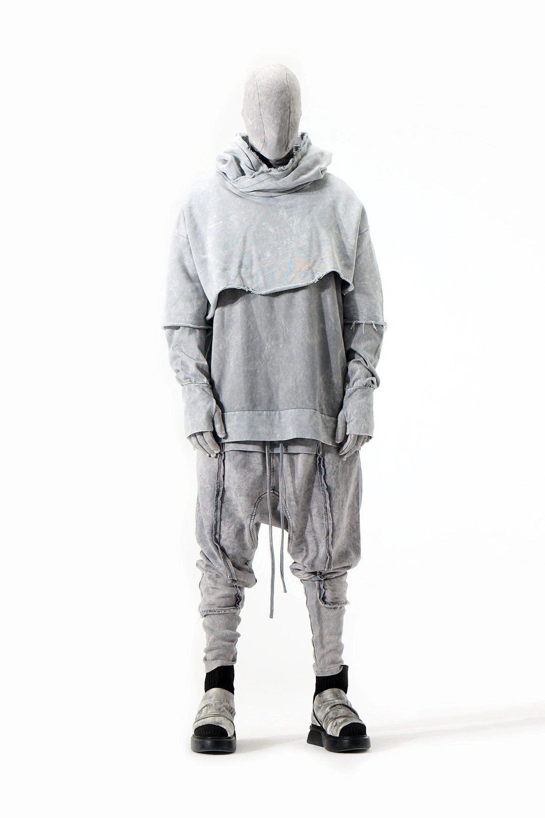 ACID GREY DOUBLE SWEAT