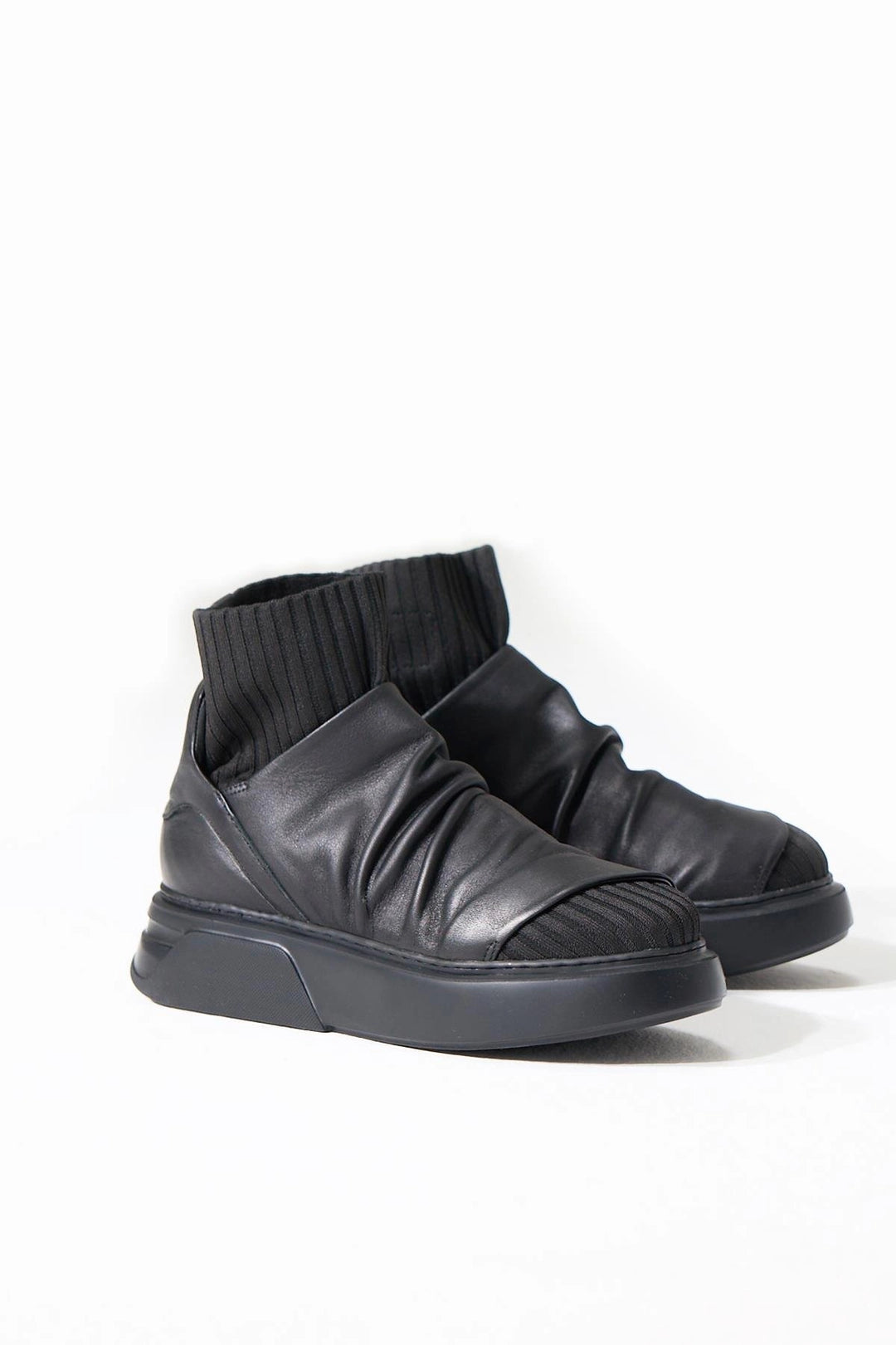 LEATHER LAYERED SHOES