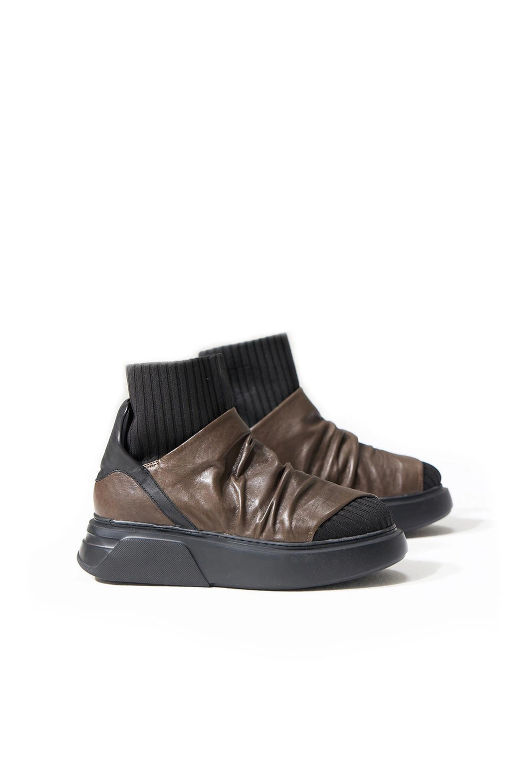 LEATHER LAYERED SHOES