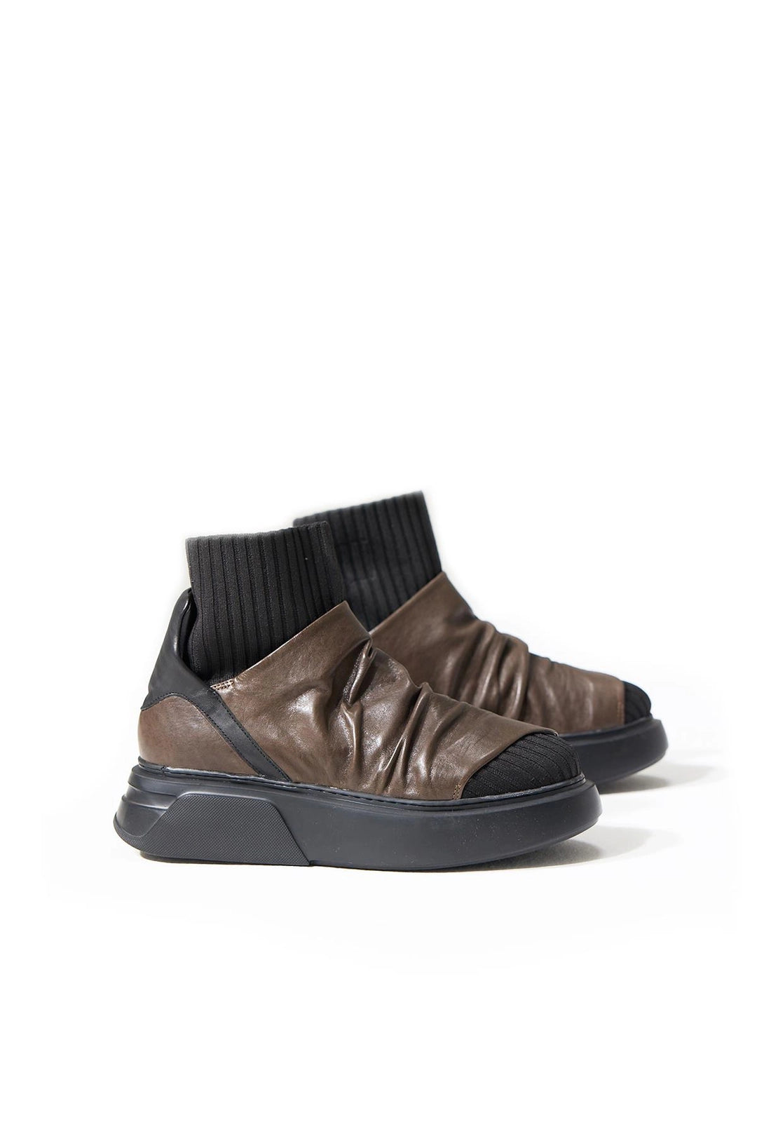 LEATHER LAYERED SHOES