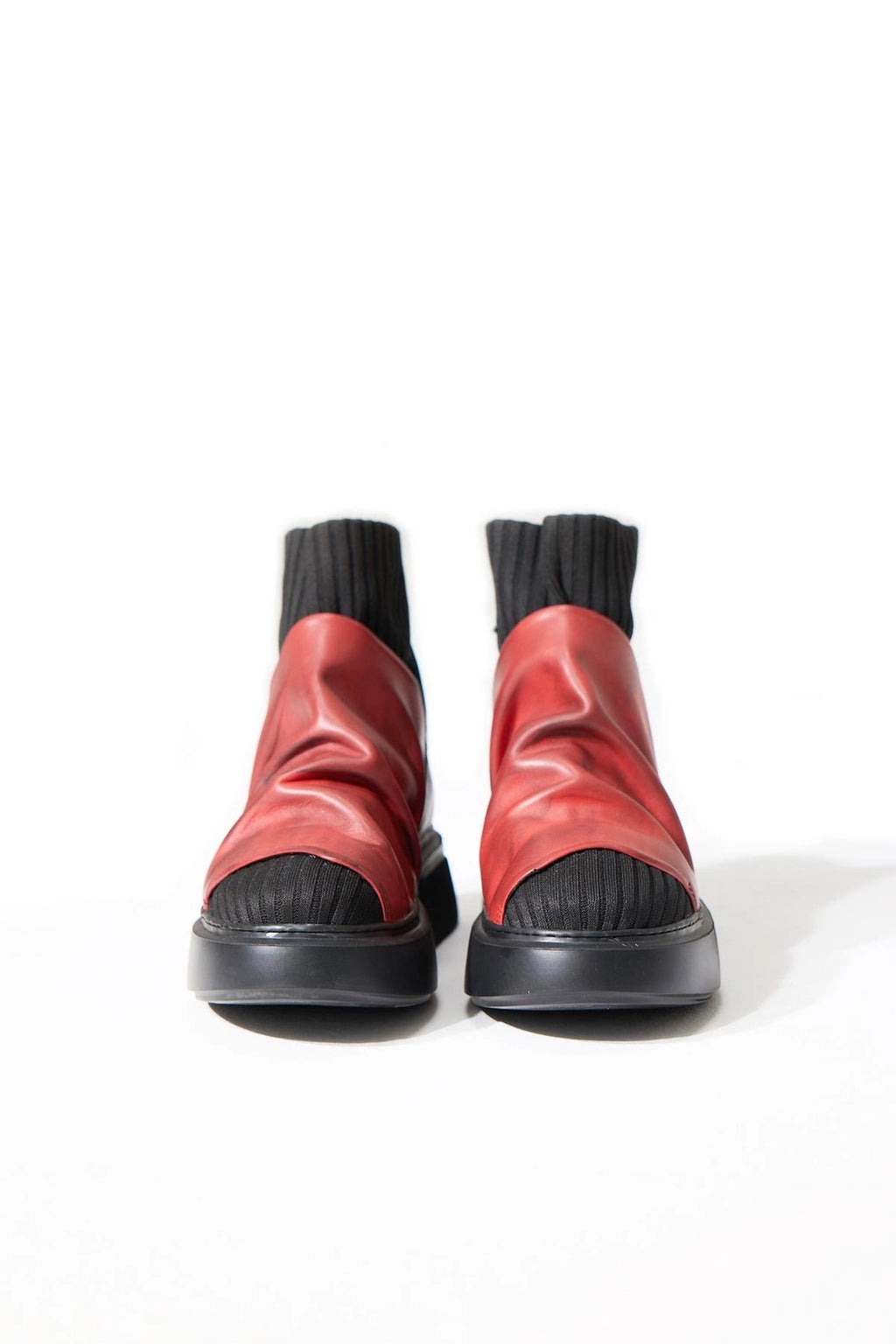 LEATHER LAYERED SHOES