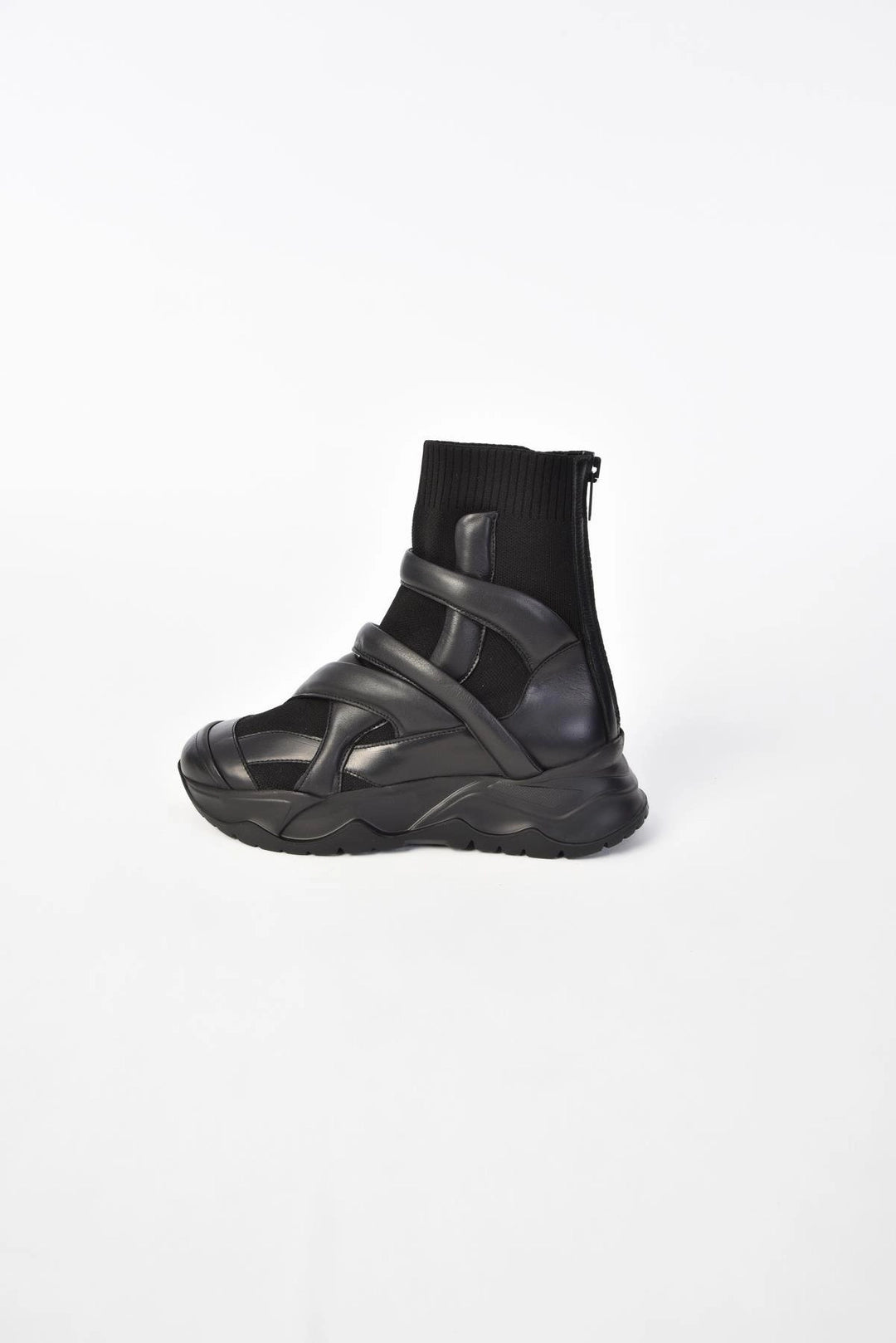 BLACK MULTI-PIECE SHOES