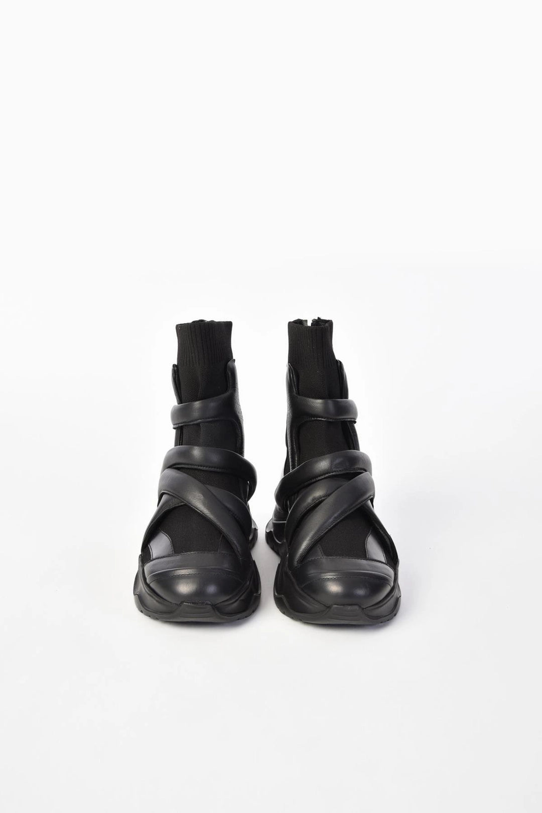 BLACK MULTI-PIECE SHOES