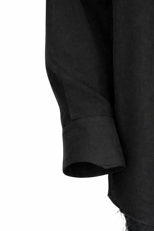 Asymmetric Shirt BLACK /01