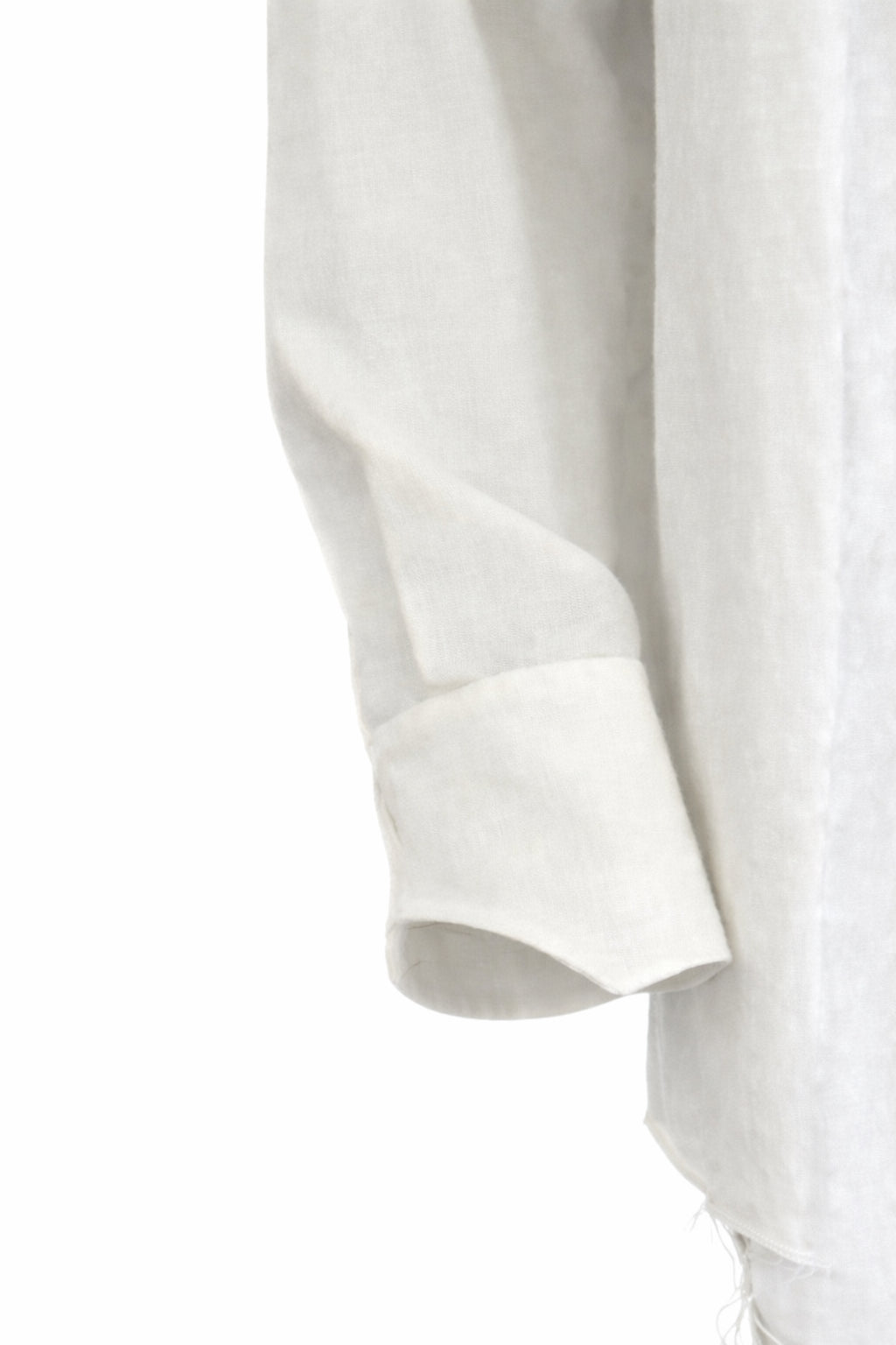 Asymmetric Shirt WHITE /01