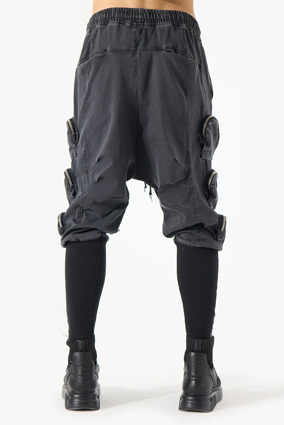 ACID BLACK POCKETS PANT