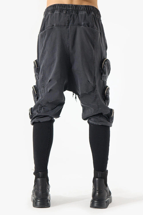 ACID BLACK POCKETS PANT